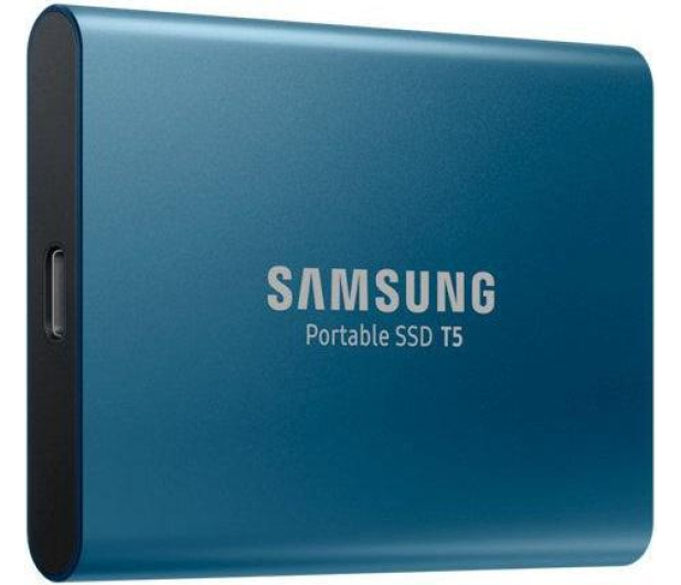 Samsung Portable SSD T5 500GB USB 3.2 Gen. 2 Niebieski - 383634 - zdjęcie